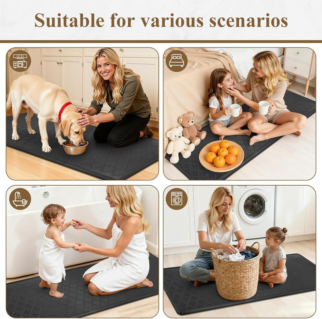anti Fatigue Kitchen Mats for Floor 20"X60", Cushioned Standing Mat
