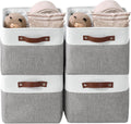 Storage Bins, Large Fabric Storage Baskets for Shelves 4 Pack