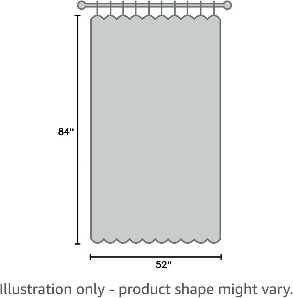 Silver Sheer Curtains, Luxury Curtain for Living Room Bedroom, Light Grey Grommet Backdrop Curtains for Party, 52 X 84 Inch Length, 2 Panels Set, Gray