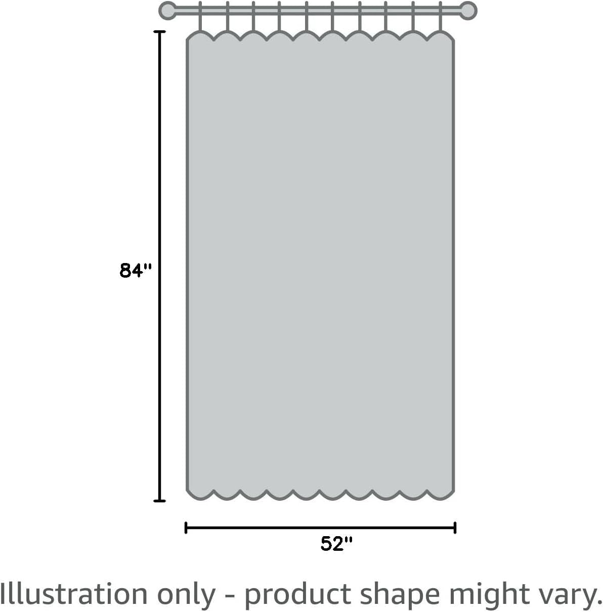 Silver Sheer Curtains, Luxury Curtain for Living Room Bedroom, Light Grey Grommet Backdrop Curtains for Party, 52 X 84 Inch Length, 2 Panels Set, Gray
