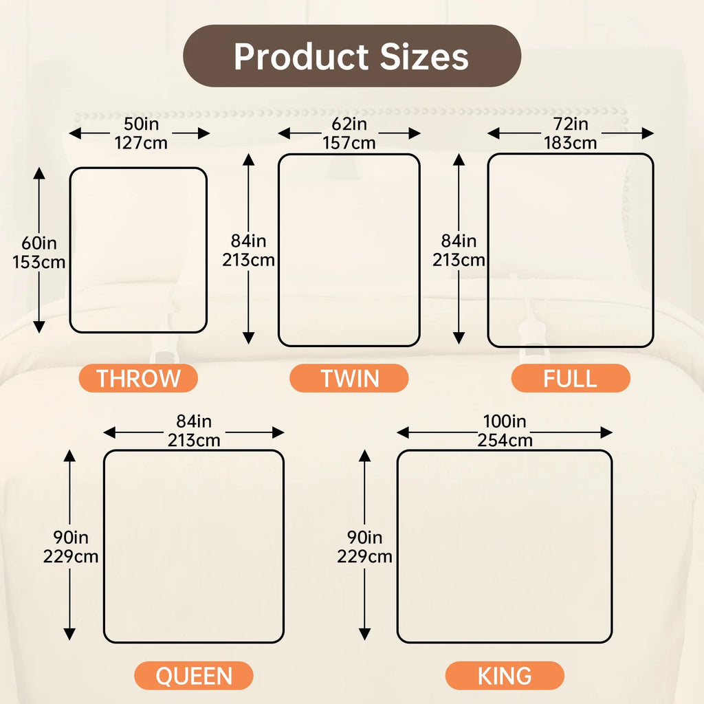 Heated Blanket Queen Size, Washable Heated Blanket Electric, Electric Blanket, Charcoal Gray, 84" X 90", Blanket Warmer Heating Blanket Heat Warming Blanket Electric Blanket Heater