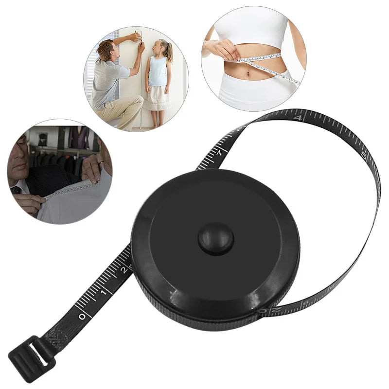 150Cm Mini Tape Meter Tape Tailor Ruler Keychain Measuring Tape Clothing Size Tape Measure Portable Sewing Tools Accessory