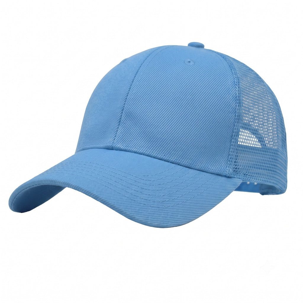 Trucker Hat Plain Mesh Back Solid Snapback Baseball Cap Visor Blank Hats Caps