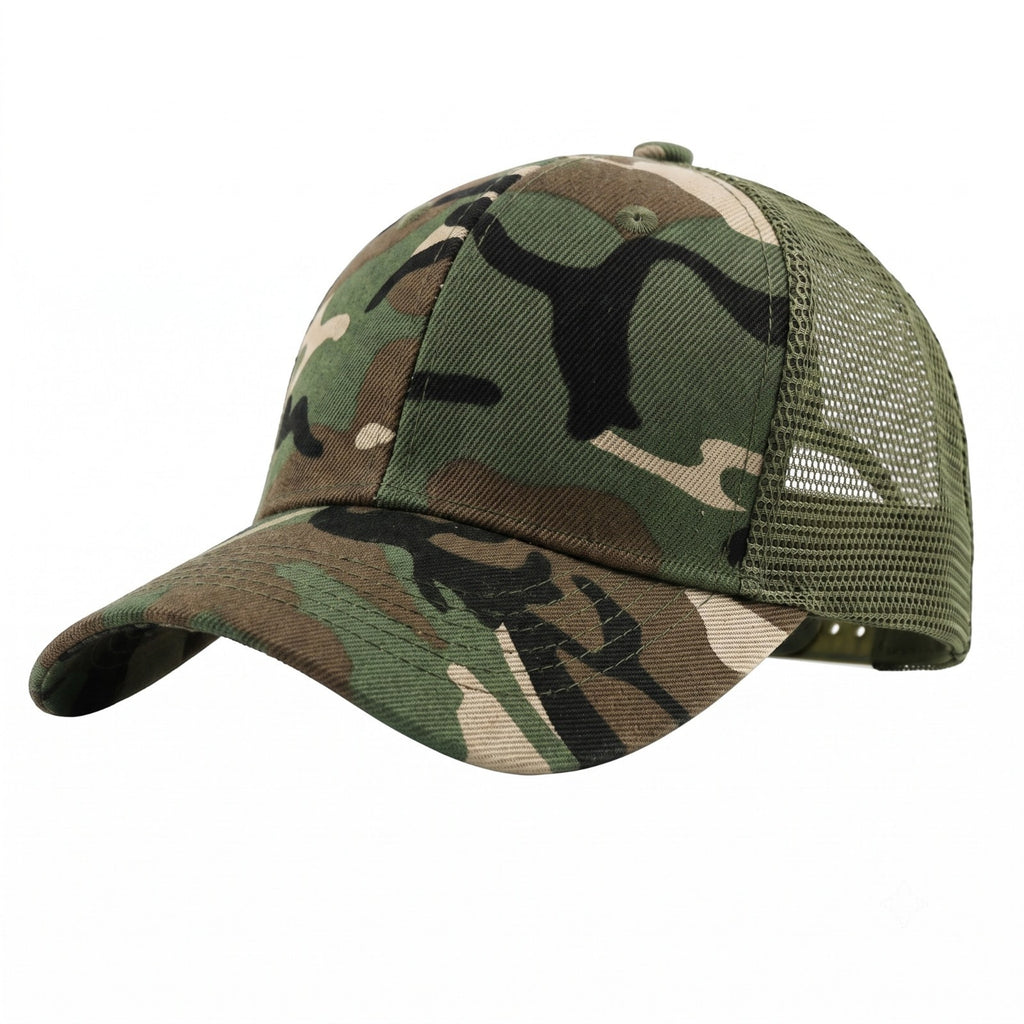 Trucker Hat Plain Mesh Back Solid Snapback Baseball Cap Visor Blank Hats Caps